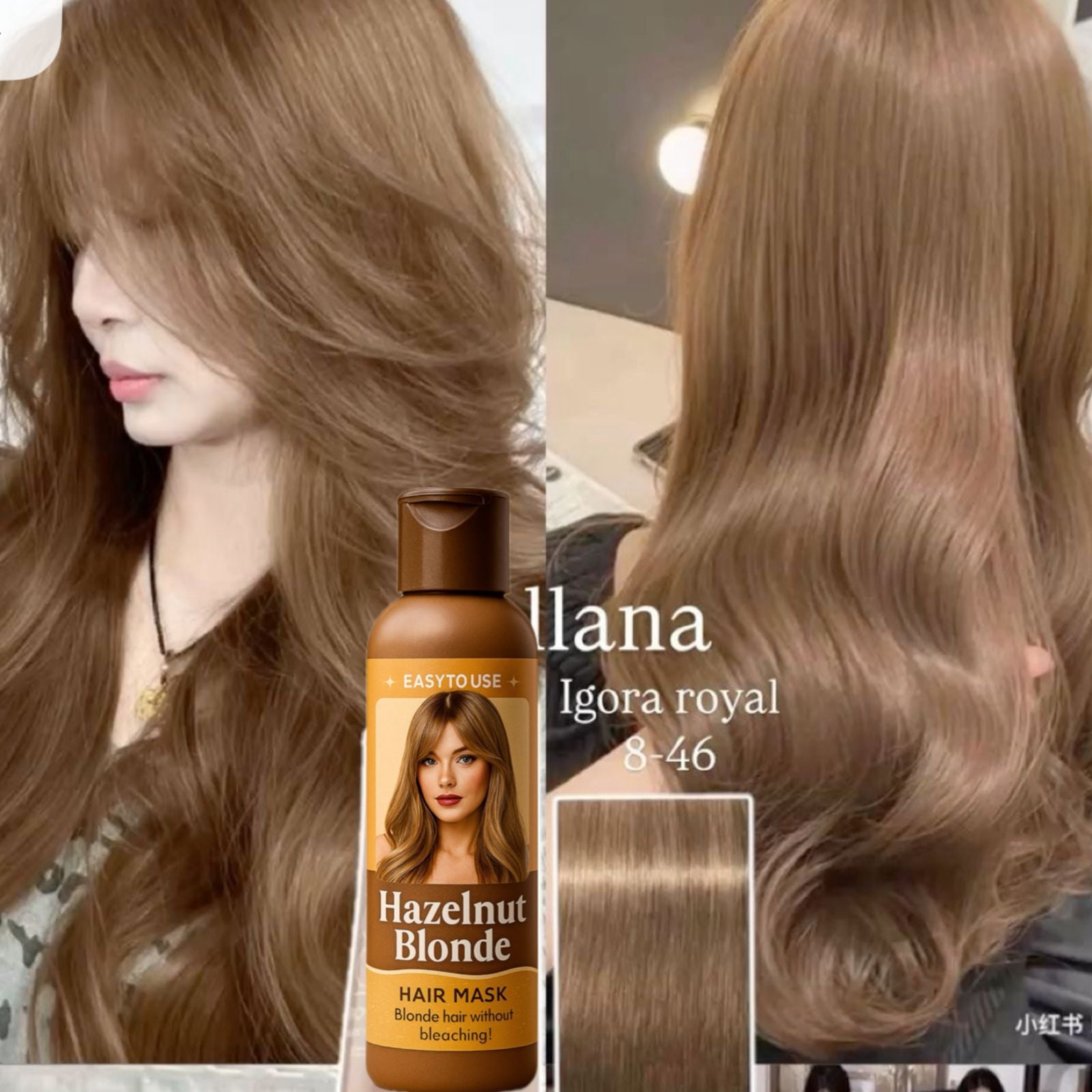 ✨𝑴𝒂𝒔𝒄𝒂𝒓𝒊𝒍𝒍𝒂 𝑨𝒗𝒆𝒍𝒍𝒂𝒏𝒂🔥sin decolorar Adaptable para Cualquier Cabello