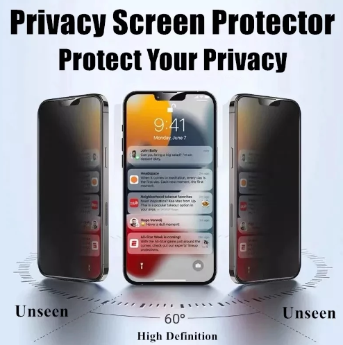 Protector Pantalla ANTI-ESPÍA 300% IPHONE⭐⭐⭐⭐⭐AVANZADO