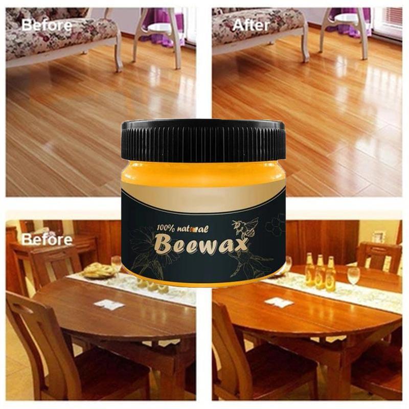 🔥🪵 ¡REVIVE, BRILLA Y PROTEGE TU MADERA Y MUEBLES EN SOLO MINUTOS CON BEEWAX! ✨🐝