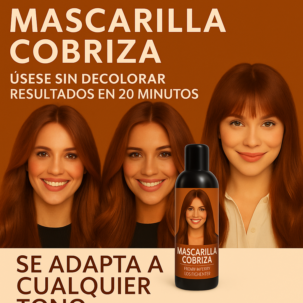 👩‍🦰Mascarilla cobrizo avanzada🎁ENVÍO GRATIS