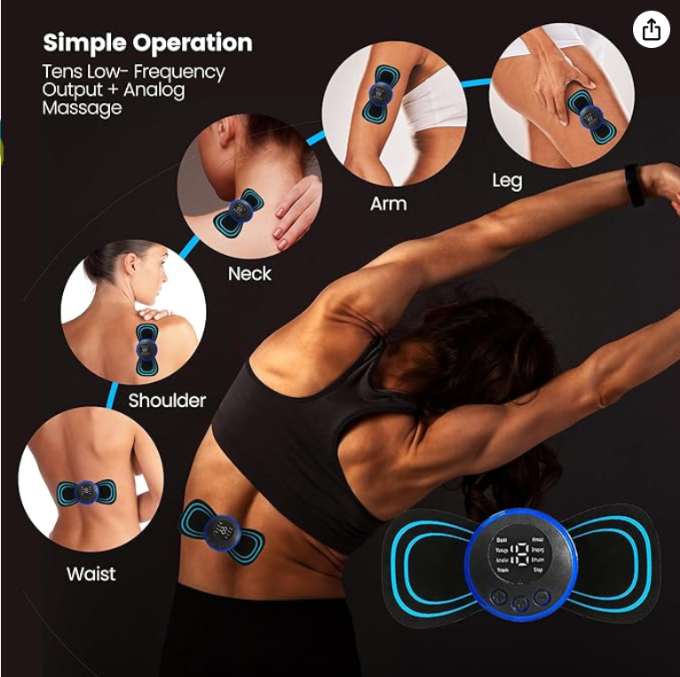 🔥Masajeador Eléctrico Inteligente🌟ELIMINA Dolores, Estrés & Espasmos