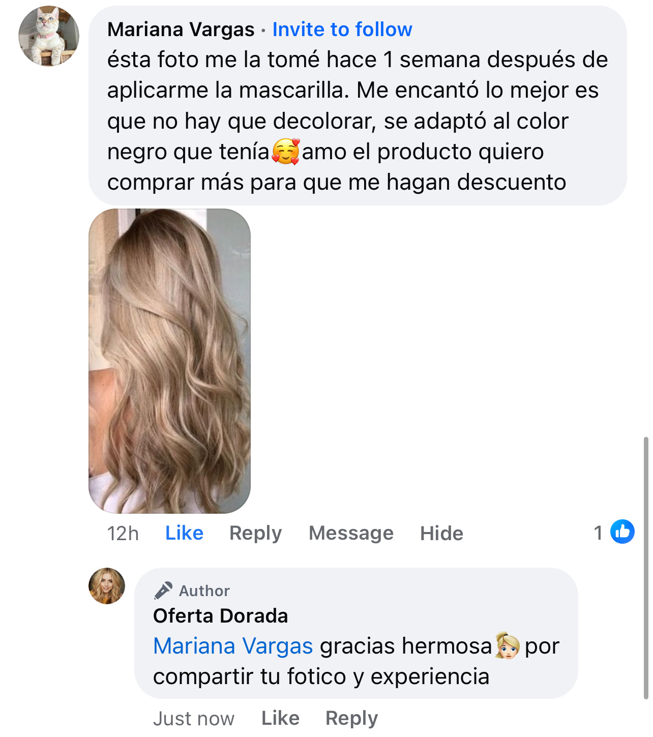 ✨𝑴𝒂𝒔𝒄𝒂𝒓𝒊𝒍𝒍𝒂 𝑨𝒗𝒆𝒍𝒍𝒂𝒏𝒂🔥sin decolorar Adaptable para Cualquier Cabello