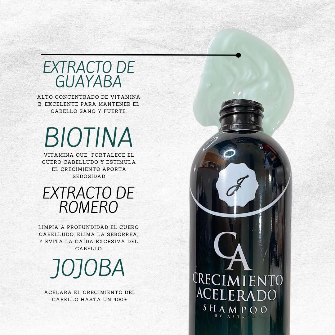 🌿 shampoo crecimiento rápido + 🎁 perfume capilar 💆‍♀️✨