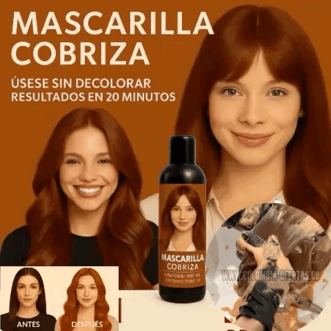 👩‍🦰Mascarilla cobrizo avanzada🎁ENVÍO GRATIS