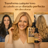 ✨Mascarilla Dorado✨sin decolorar Adaptable para Cualquier Cabello🔥