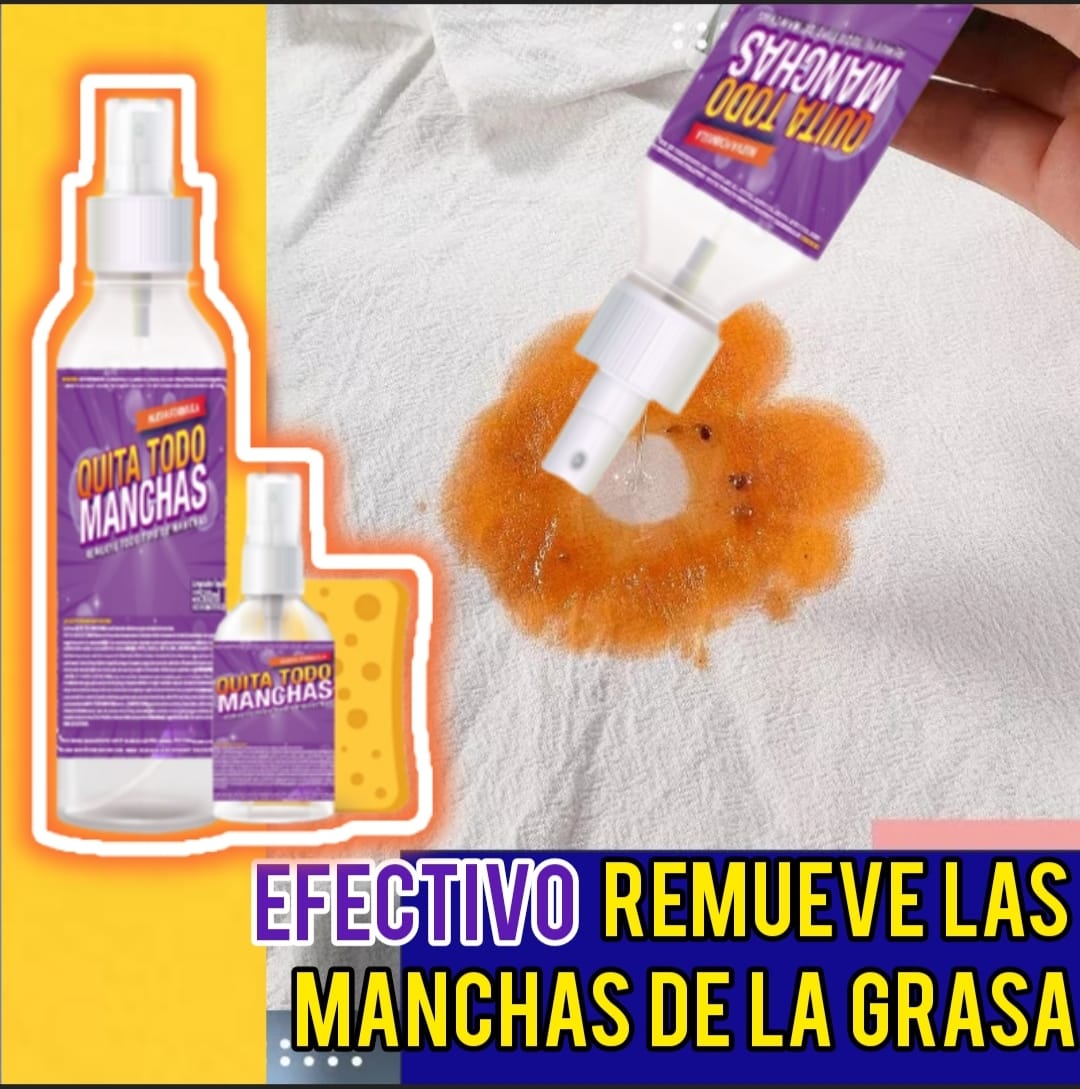 ❗70% OFF PRODUCTO EXCLUSIVO❗ 🔥[Compra 1 & Lleva 3]🎁 QUITA TODO MANCHAS HOGAR - COCINA - MUEBLES - ROPA - VEHICULOS ⭐⭐⭐⭐⭐(ENVÍO GRATIS) |